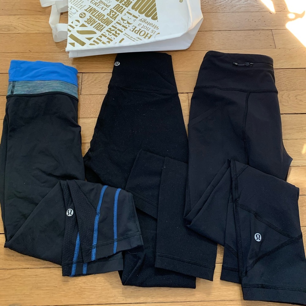 3 pairs of LULULEMON leggings for 150$!